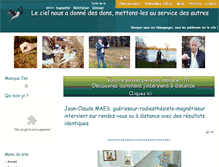 Tablet Screenshot of guerisseur-radiesthesiste.com